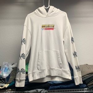 off white hollister hoodie